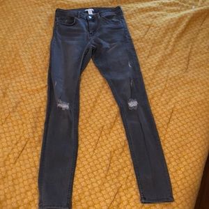 H&M Skinny Jeans Gray